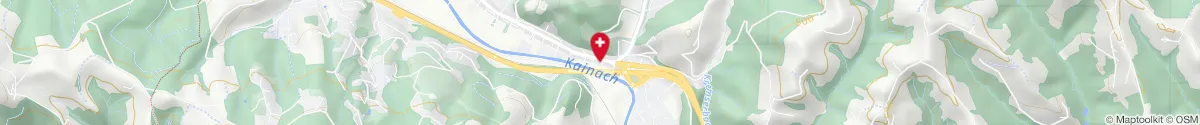 Kartendarstellung des Standorts für Apotheke Krems in 8570 Voitsberg